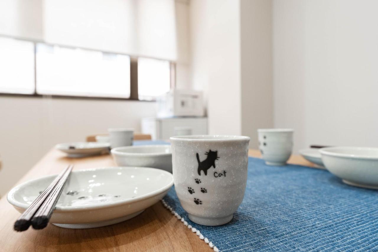Ferienwohnung 大阪道顿堀 铁甲猫の家 Exterior foto