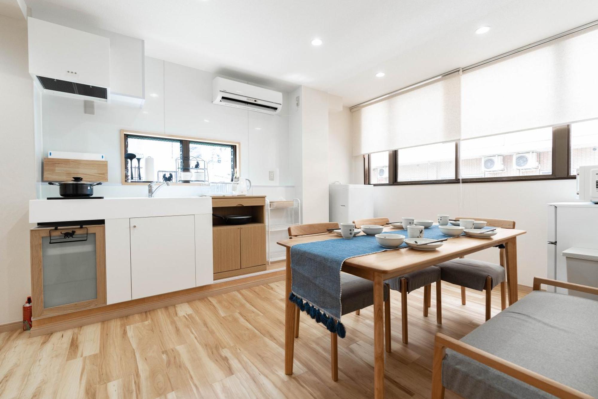 Ferienwohnung 大阪道顿堀 铁甲猫の家 Exterior foto